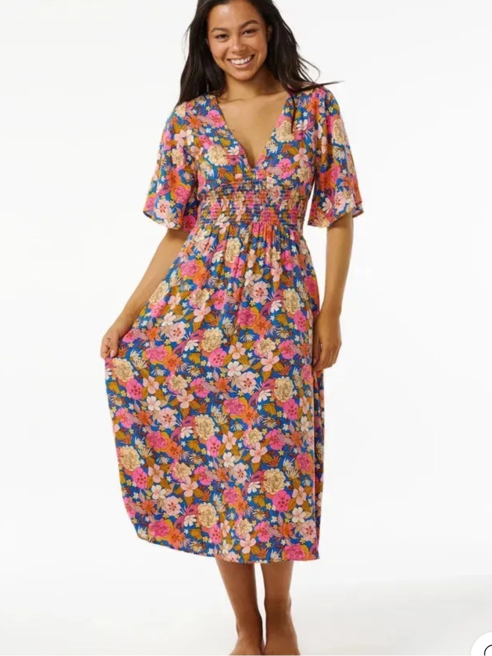 NWT RIPCURL WOMEN'S KAMARI MIDI DRESS
Size Large